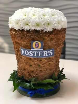 3D Fosters Beer pint