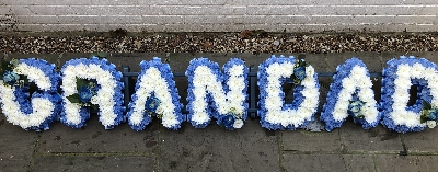 Grandad Lettering Double Ribboned