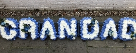 Grandad Lettering Double Ribboned